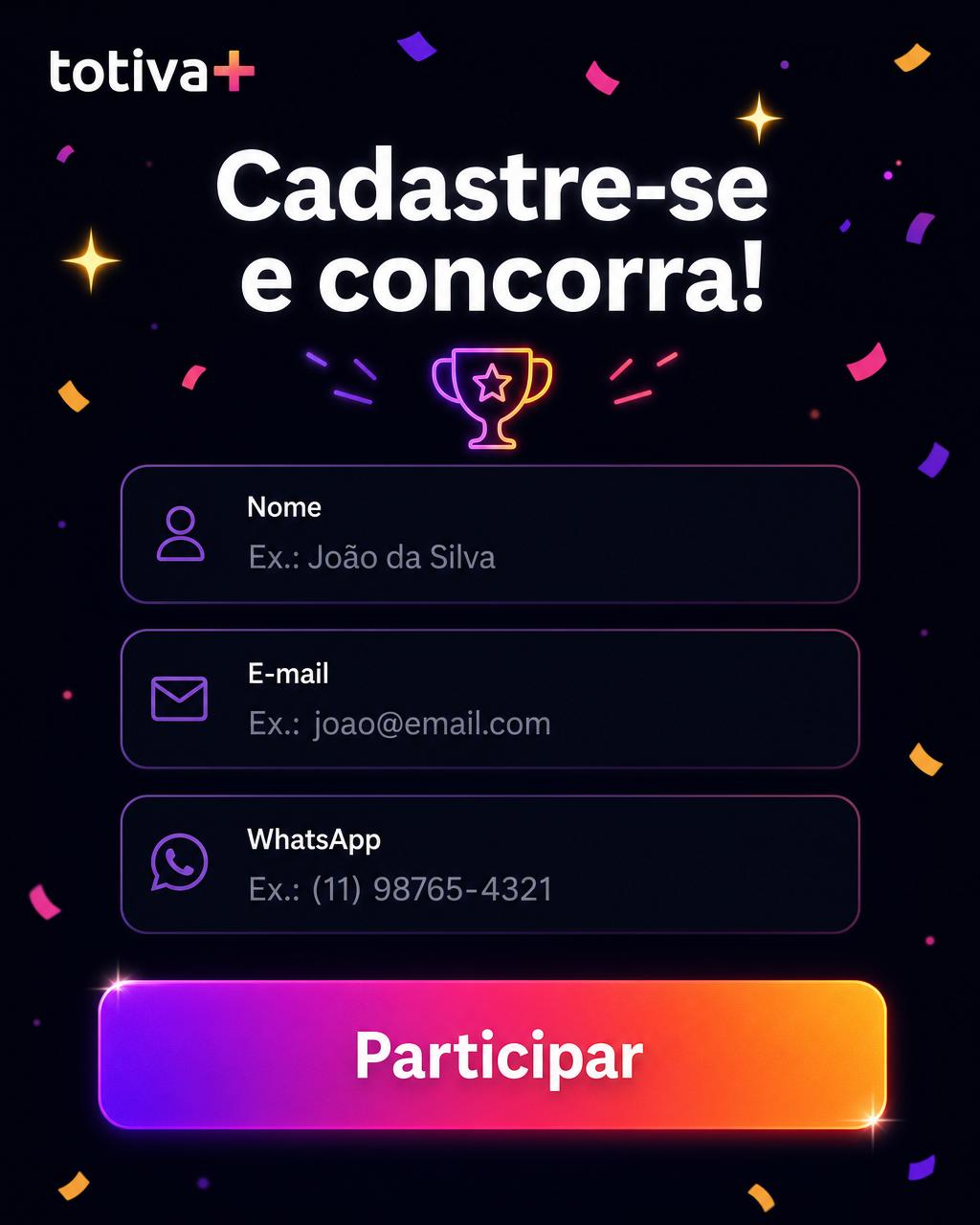 Cadastro Gamificado